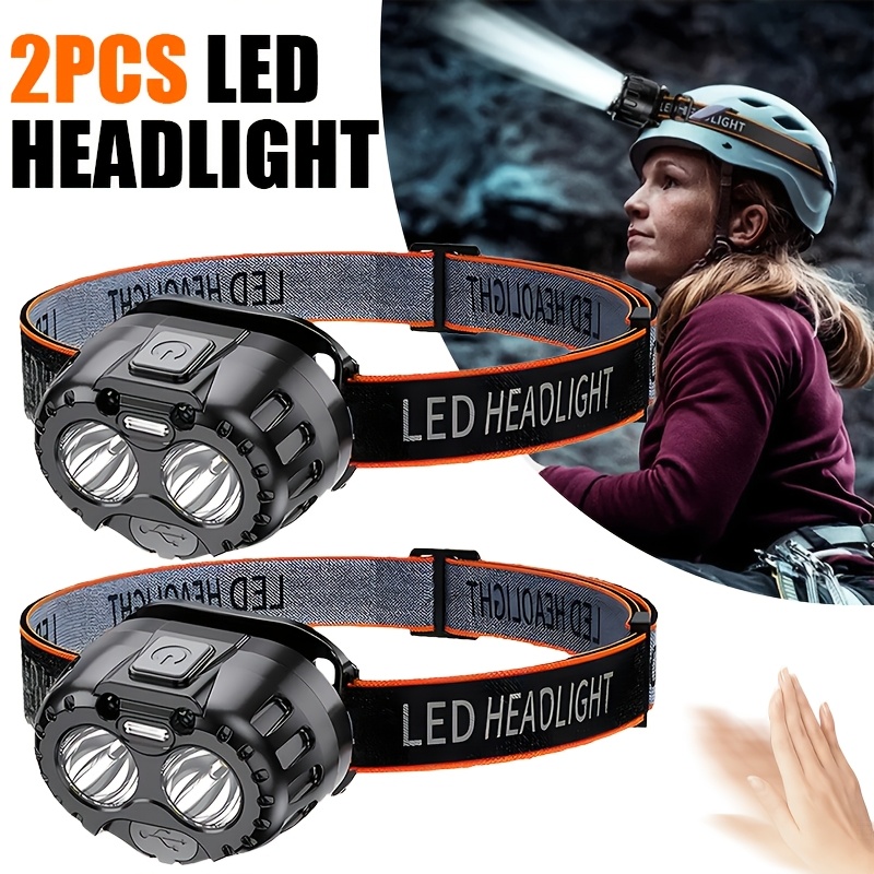 Outdoor Power Head - Powerful LED Induction Headlamp IPX4 Waterproof