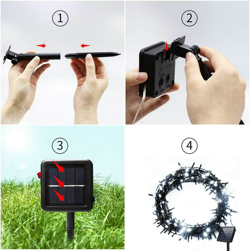 Solar Powered Fairy string Lig - Outdoor Solar Power Xmas Lights review and price
