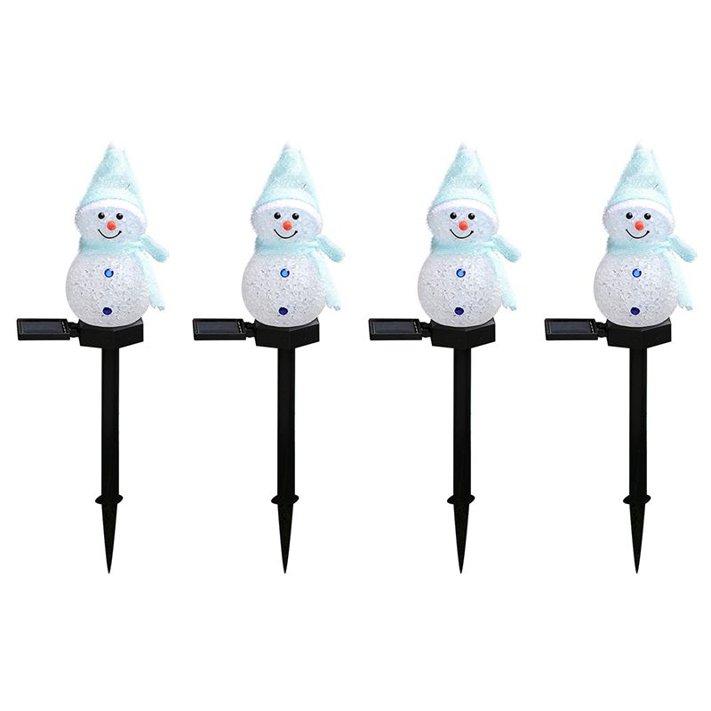 N84R 4X Snowman Solar Lights C - Outdoor Solar Power Xmas Lights review and price