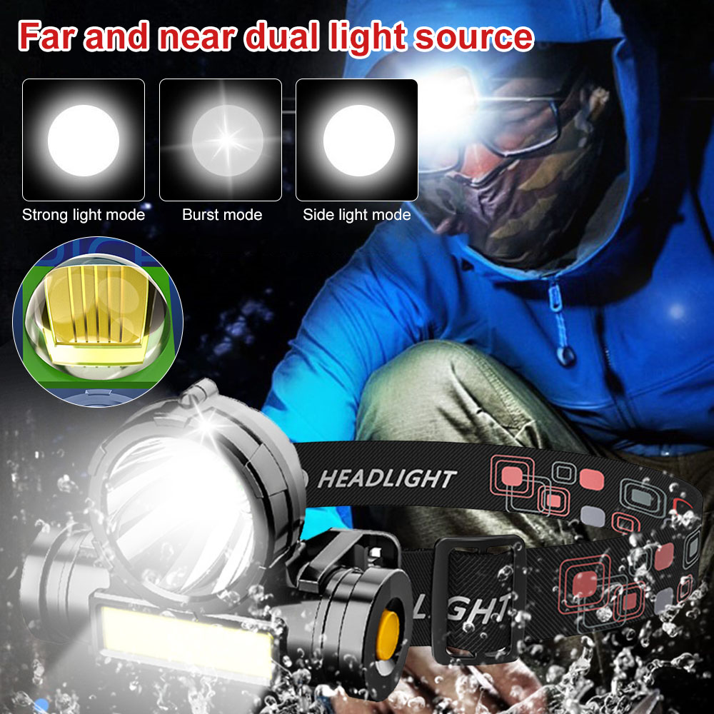 LED USB Rechargeable COB Headl - Outdoor Power Head review and price