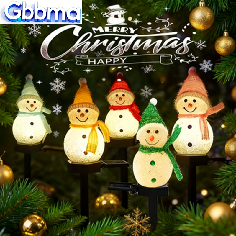 2 LED Snowman Solar Garden Lig - Outdoor Solar Power Xmas Lights review and price