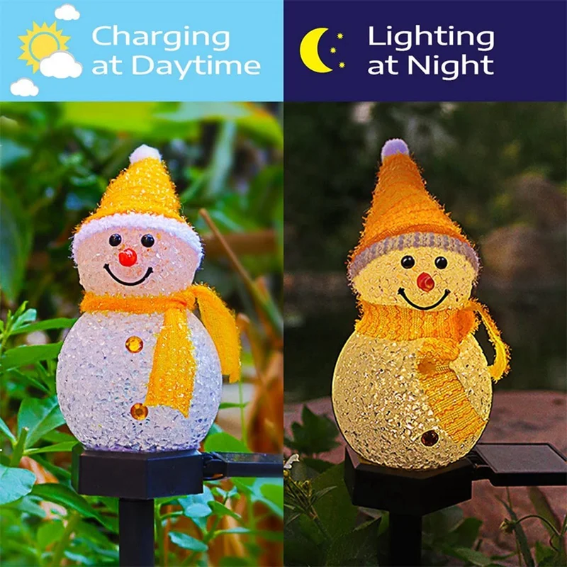Solar LED Snowman Ambient Ligh - Outdoor Solar Power Xmas Lights review and price