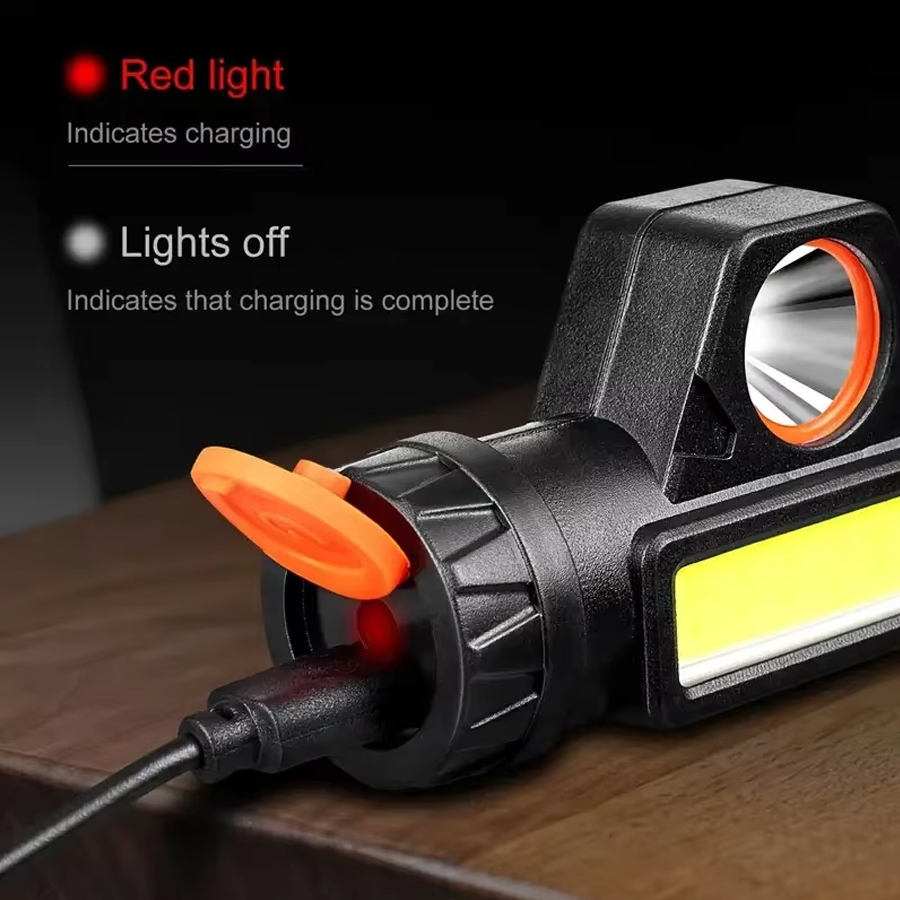 1-3PCS Rechargeable COB LED He - Outdoor Power Head review and price