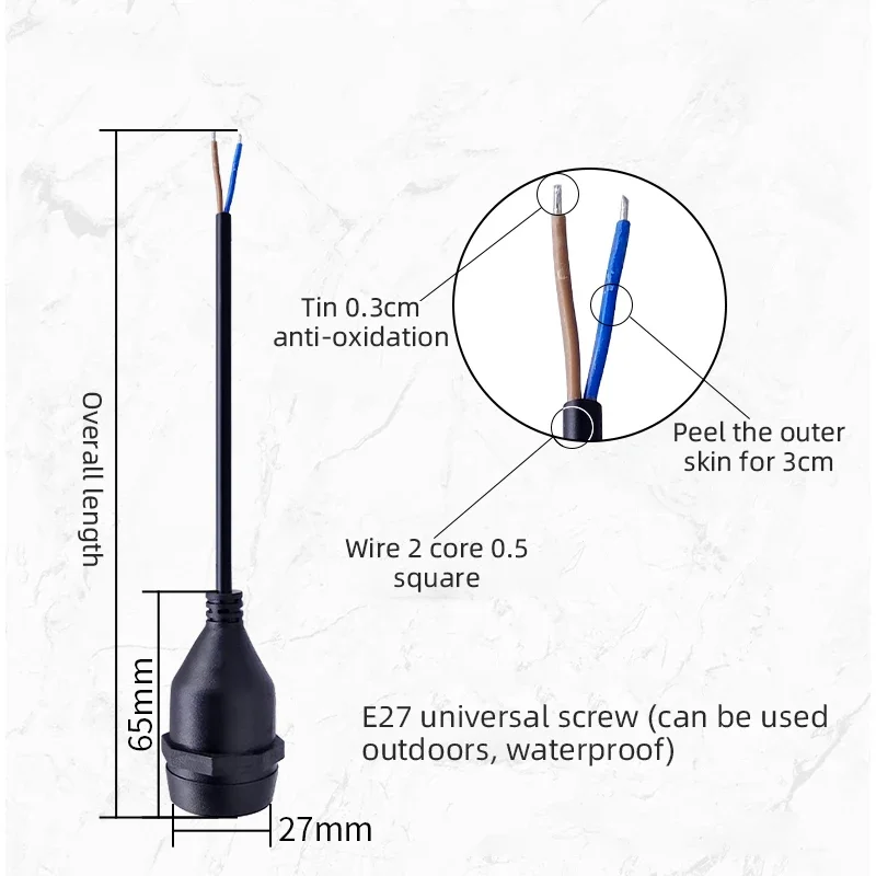 Universal E27 Lamp Head Power  - Outdoor Power Head review and price