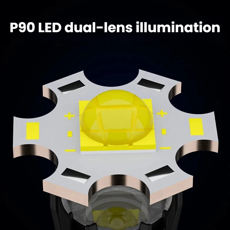 High-power P90 LED Flashlight  - Outdoor Power For Camping review and price