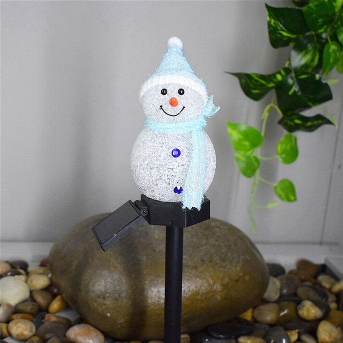 New 4X Snowman Solar Lights Ch - Outdoor Solar Power Xmas Lights review and price