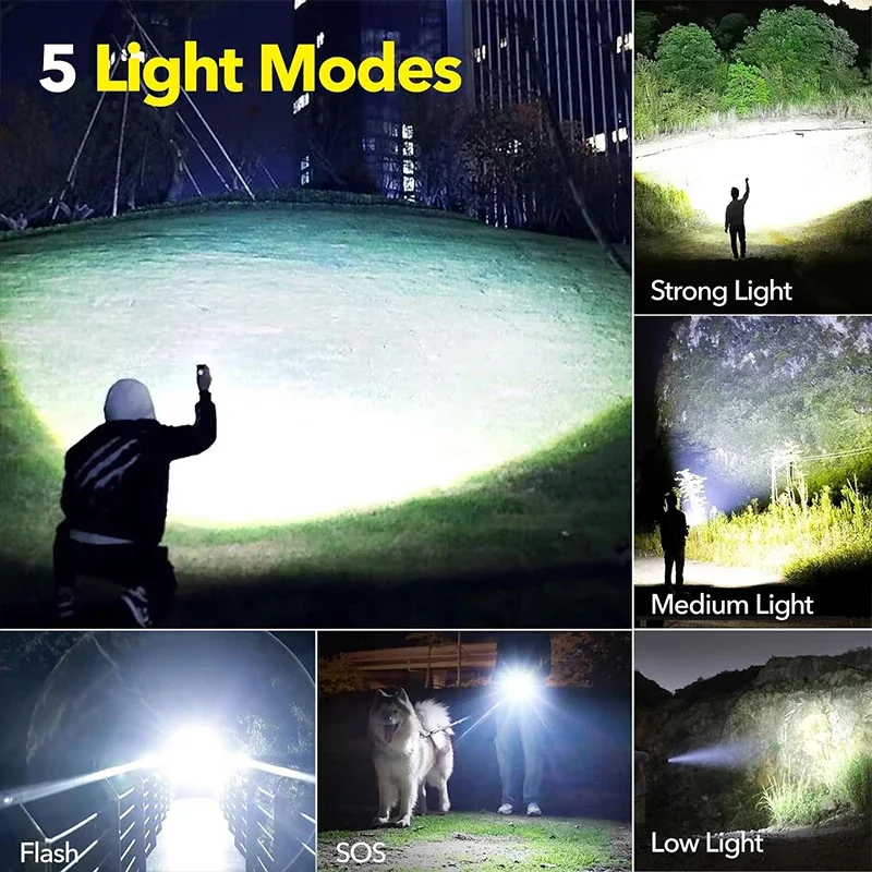 High Power LED Flashlight Rech - Outdoor Power For Camping review and price
