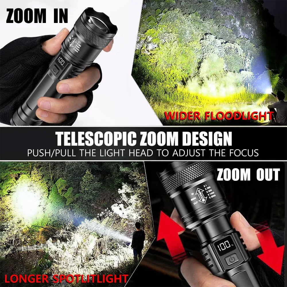 Rechargeable LED Flashlight Zo - Outdoor Power For Camping review and price