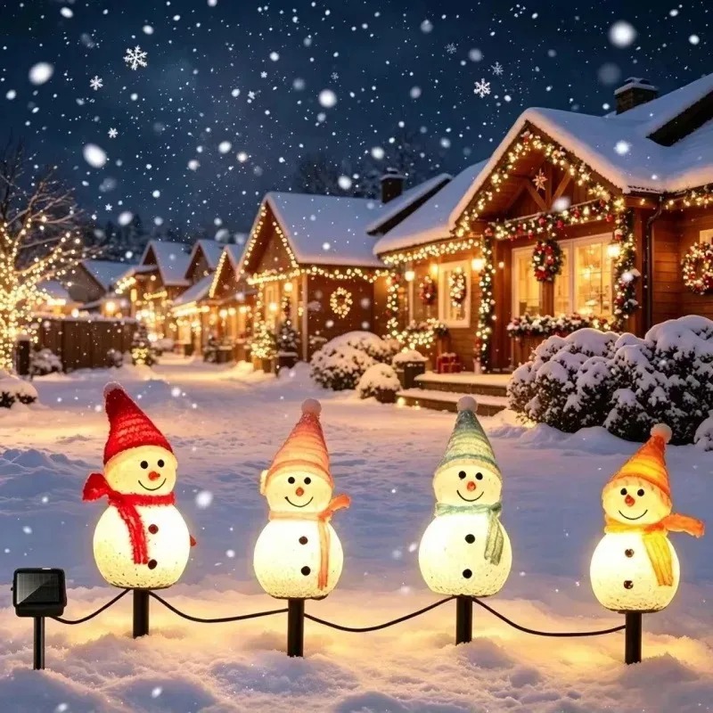 Solar Powered Snowman Ground S - Outdoor Solar Power Xmas Lights review and price