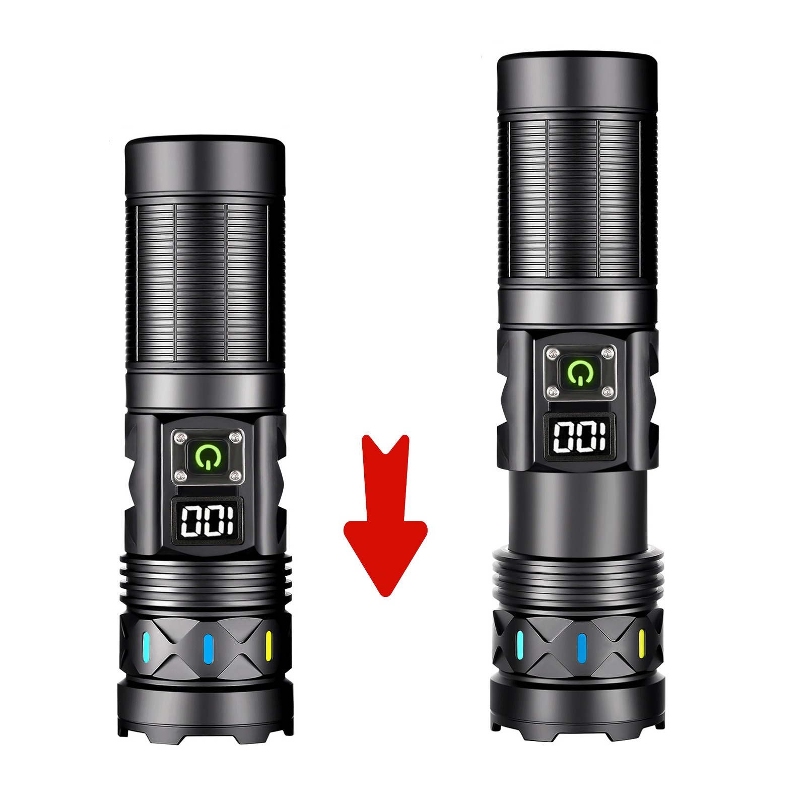 High Power LED Flashlight Tele - Outdoor Power For Camping review and price